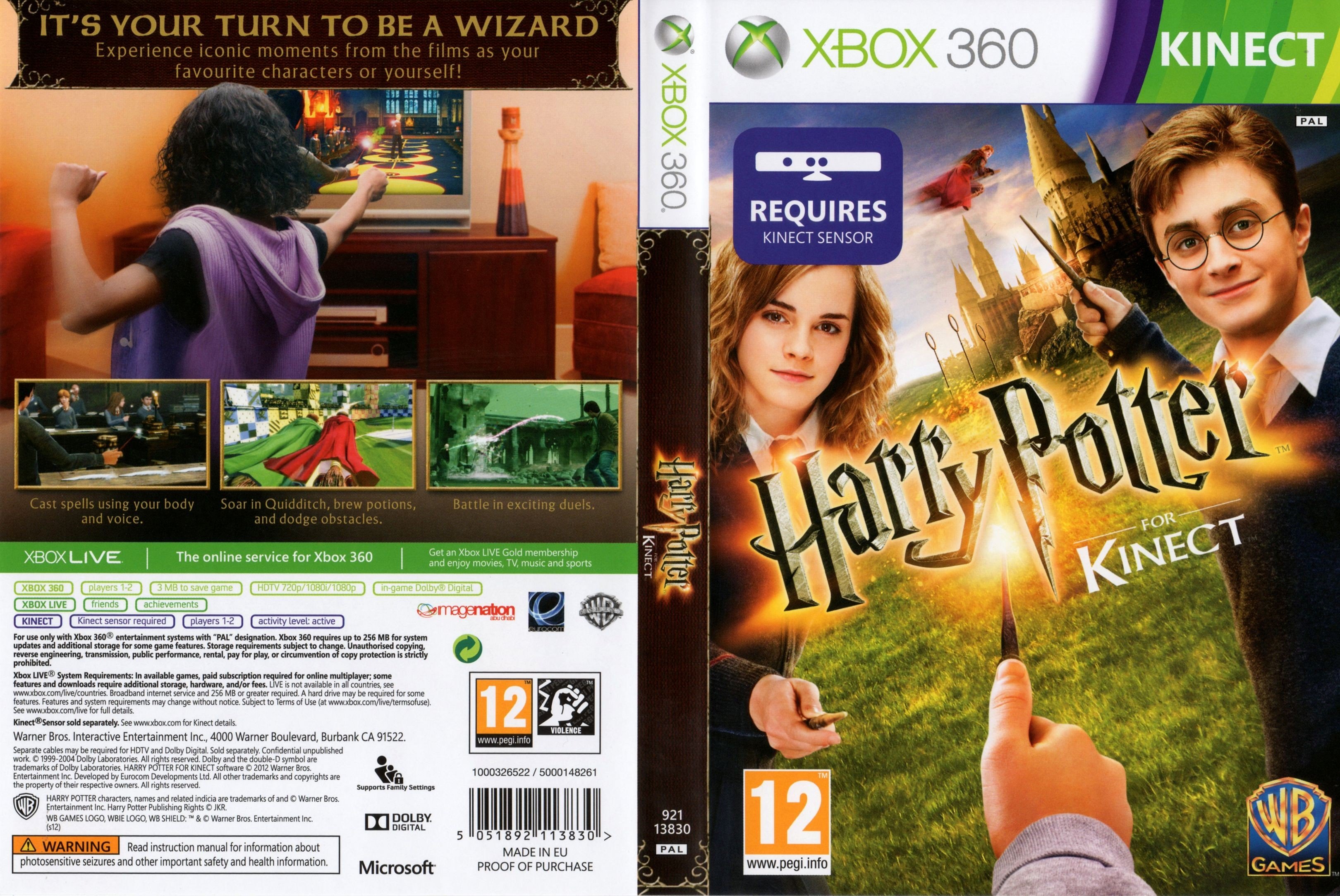 Друзья хбокс. Harry Potter Xbox 360. Игра Harry Potter for Kinect.