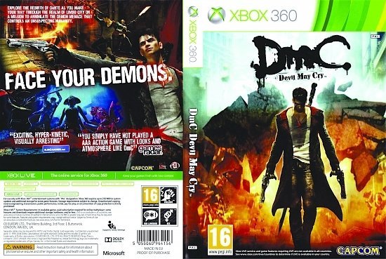 dvd cover DmC: Devil May Cry PAL
