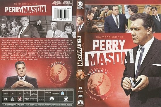 Perry Mason Complete Season 4 Custom DVD Labels 