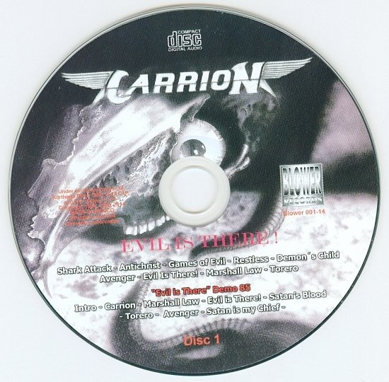 dvd cover Carrion - Evil Is There!