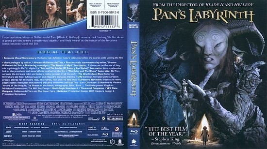 dvd cover Pan's Labyrinth (2006) Blu-Ray