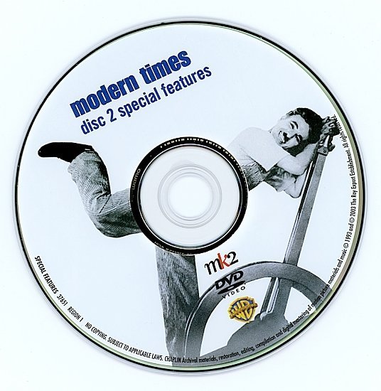 dvd cover Modern Times (1936) R1