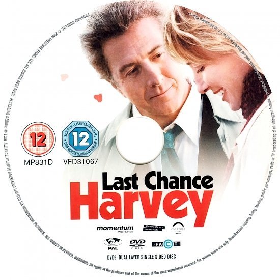 dvd cover Last Chance Harvey (2009) R1 & R2