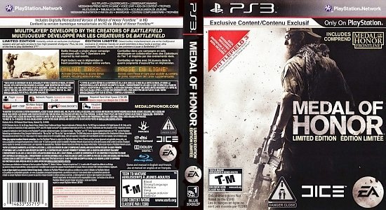 dvd cover Medal of Honor CE English French NTSC f