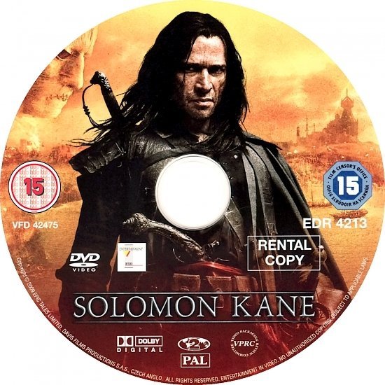 dvd cover Solomon Kane (2009) R2