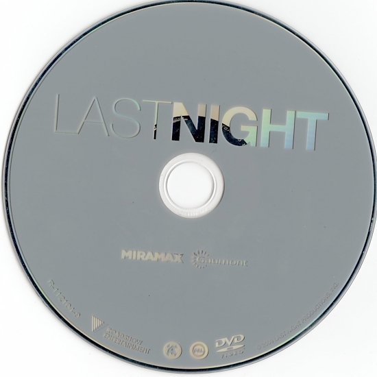 dvd cover Last Night (2010) R1 & R4