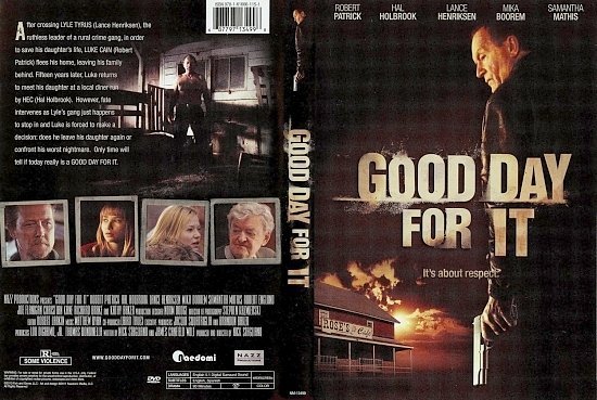 dvd cover Good Day for It