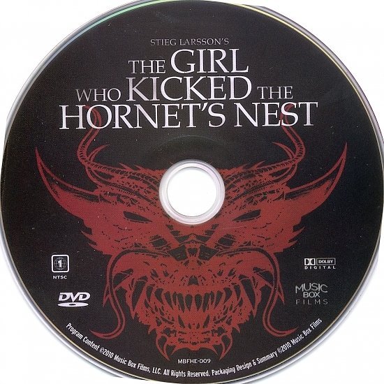 dvd cover The Girl Who Kicked The Hornet's Nest (2009) R1