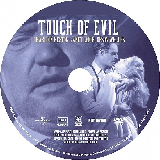 dvd cover Touch Of Evil (1958) WS R1