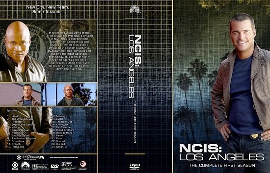 dvd cover NCIS Los Angeles Season 1 large