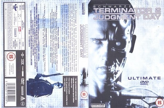 dvd cover Terminator 2: Judgment Day (1991) R2