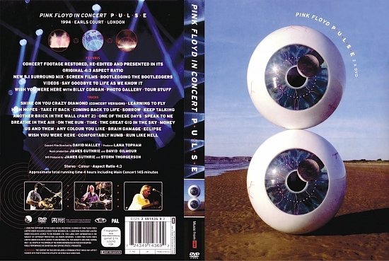 dvd cover Pink Floyd - Pulse (2006) R0