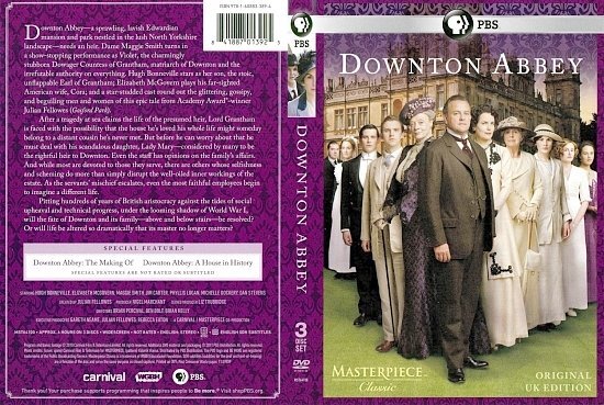 dvd cover Downton Abbey Season 1