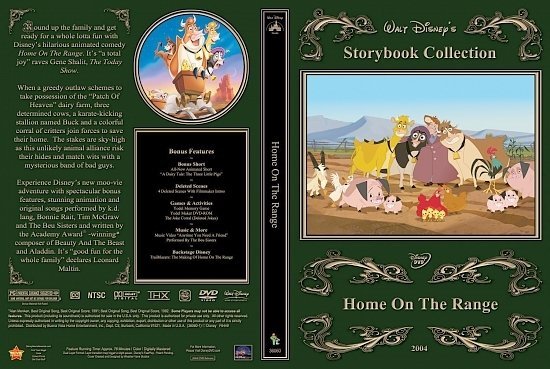 dvd cover Home on the Range