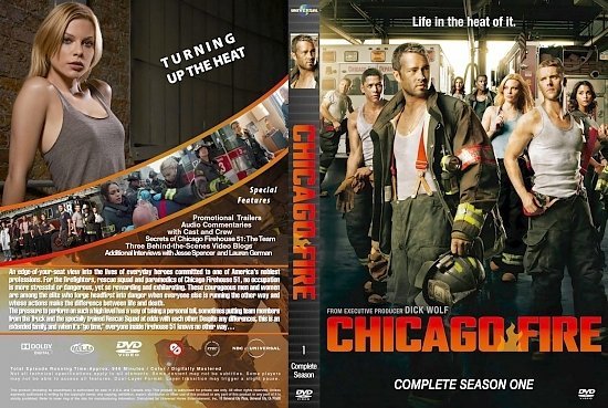 dvd cover Chicargo Fire Season 1
