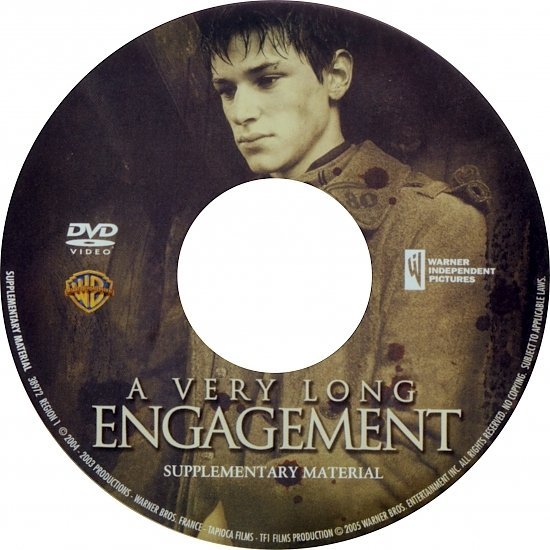 dvd cover A Very Long Engagement (2004) WS R1