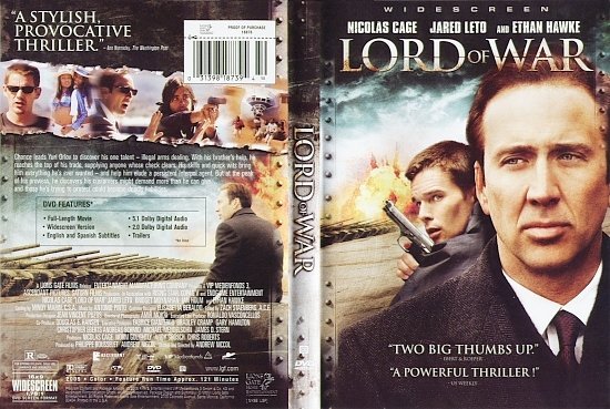 dvd cover Lord Of War (2005) R1