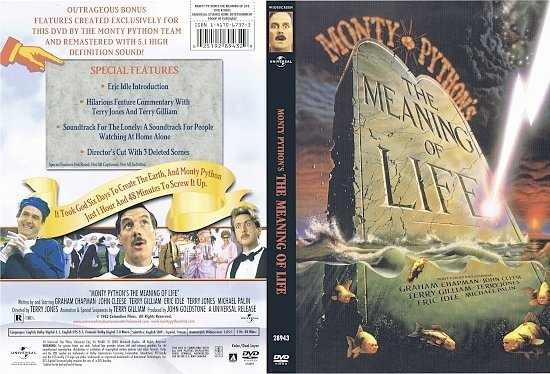 dvd cover Monty Python's The Meaning of Life (1983) R1