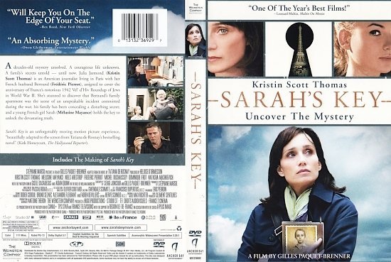 dvd cover Sarah's Key