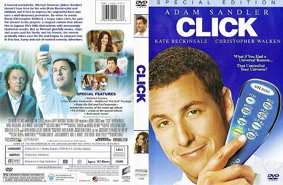 dvd cover Click (2006) SE R1