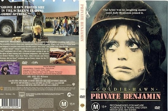 dvd cover Private Benjamin (1980) WS R1