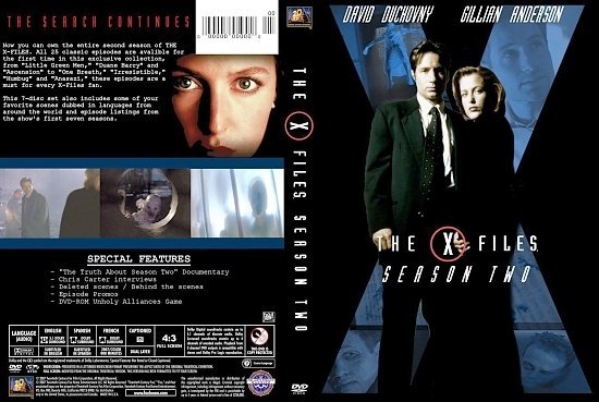 dvd cover X Files Season Two