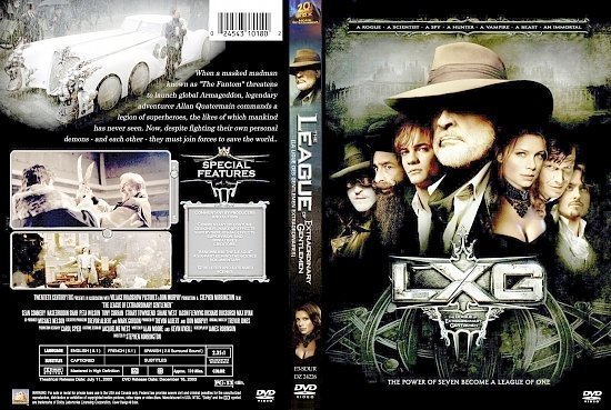 dvd cover The League of Extraordinary Gentlemen (2003) WS R1