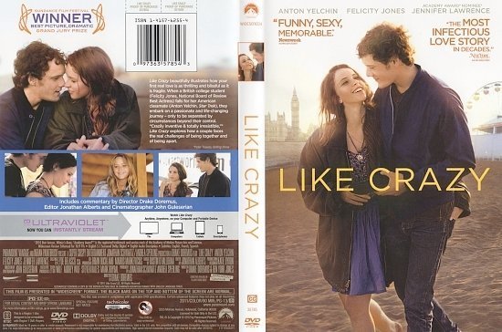 dvd cover Like Crazy (2011) WS R1