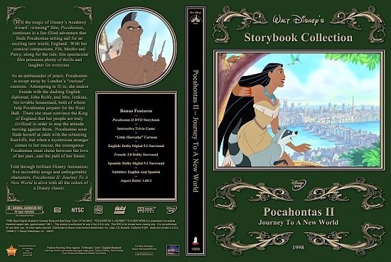 dvd cover Pocahontas II: Journey To A New World