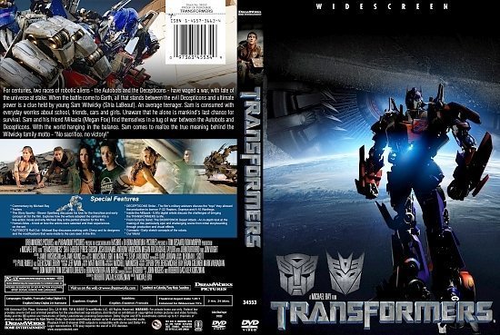 dvd cover Transformers (2007) WS R1