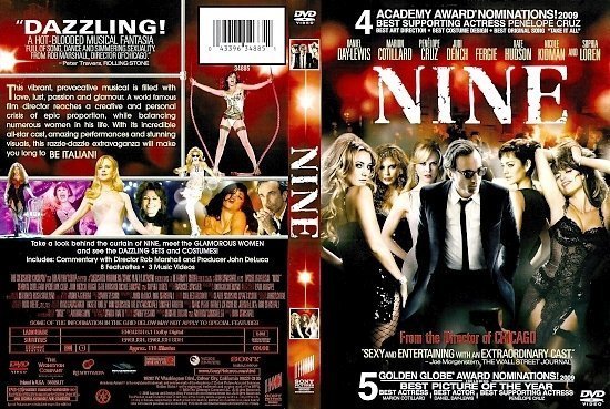 dvd cover Nine (2009) WS R1