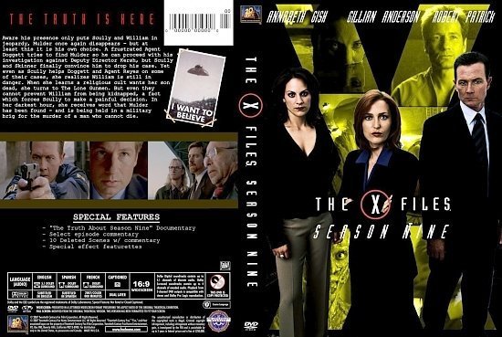 dvd cover X Files Season Nine