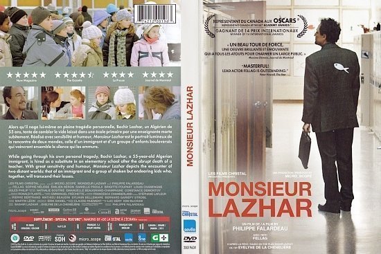dvd cover Monsieur Lazhar (2011) WS FRE/CAN R1