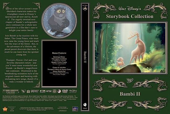 dvd cover Bambi II2