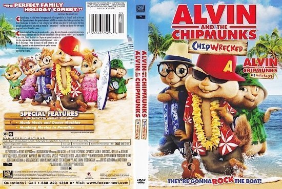 dvd cover Alvin And The Chipmunks Chipwreckep Alvin Et Les Chipmunks Les NaufragÃ©s