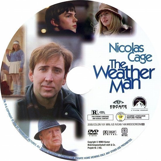 dvd cover The Weather Man (2005) R1