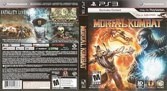dvd cover Mortal Kombat NTSC f