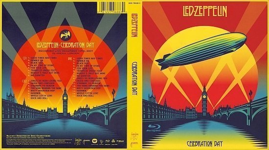 dvd cover Led Zeppelin Celebration Day
