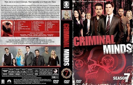 dvd cover Criminal Minds Season 7