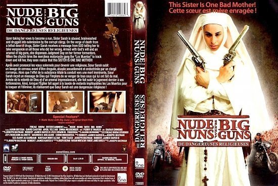 dvd cover Nude Nuns With Big Guns De Dangereuses Religieuses