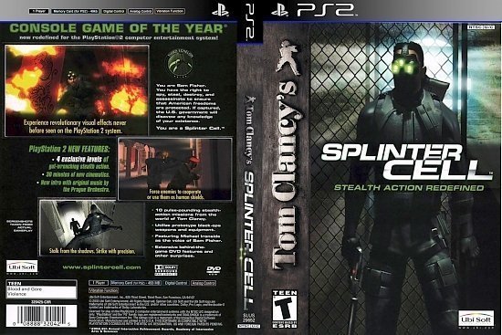 dvd cover Splinter Cell