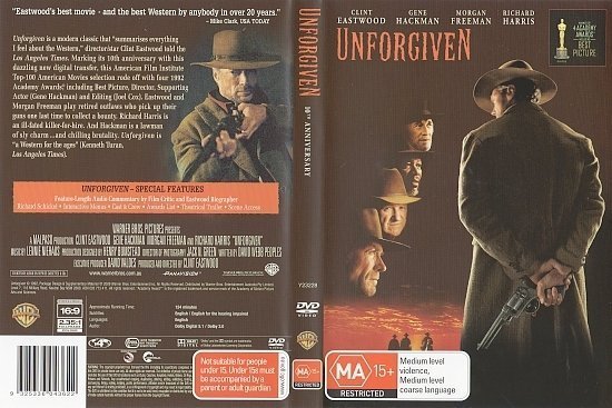 dvd cover Unforgiven (1992) WS R4
