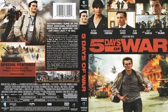 dvd cover 5 Days of War