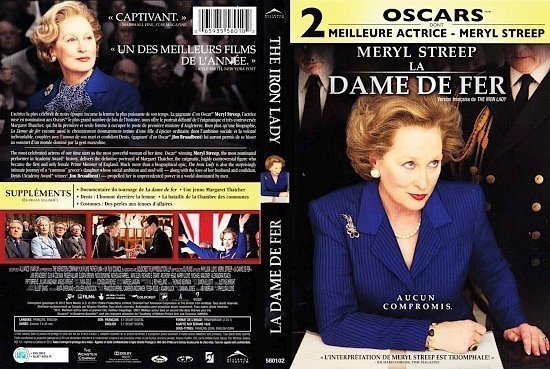 dvd cover La Dame de Fer The Iron Lady
