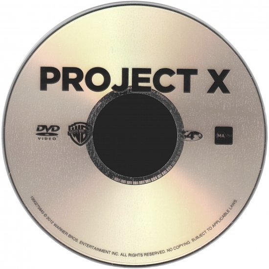 dvd cover Project X R4