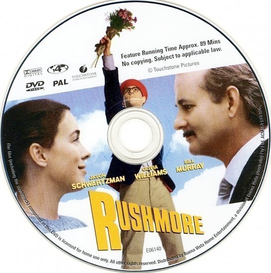 dvd cover Rushmore (1998) WS R1