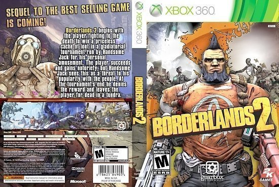 dvd cover Borderlands 2
