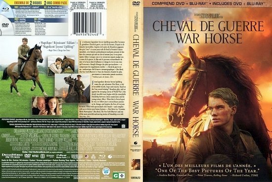 dvd cover Cheval de guerre (War Horse)