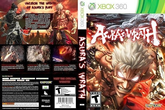 dvd cover Asuras Wrath NTSC f