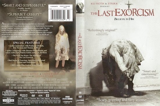 dvd cover The Last Exorcism (2010) WS R1